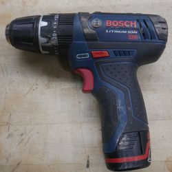 Bosch Genuine 12V Max 3/8" Hammer Drill/Driver  PS130 w battery used. tested. in a good working order. 