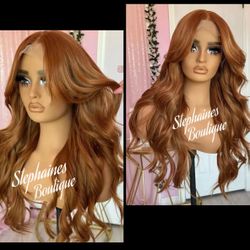 Human Hair Blended Lace Front Wig 