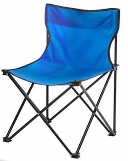 New adult teen blue pop up camping beach chair