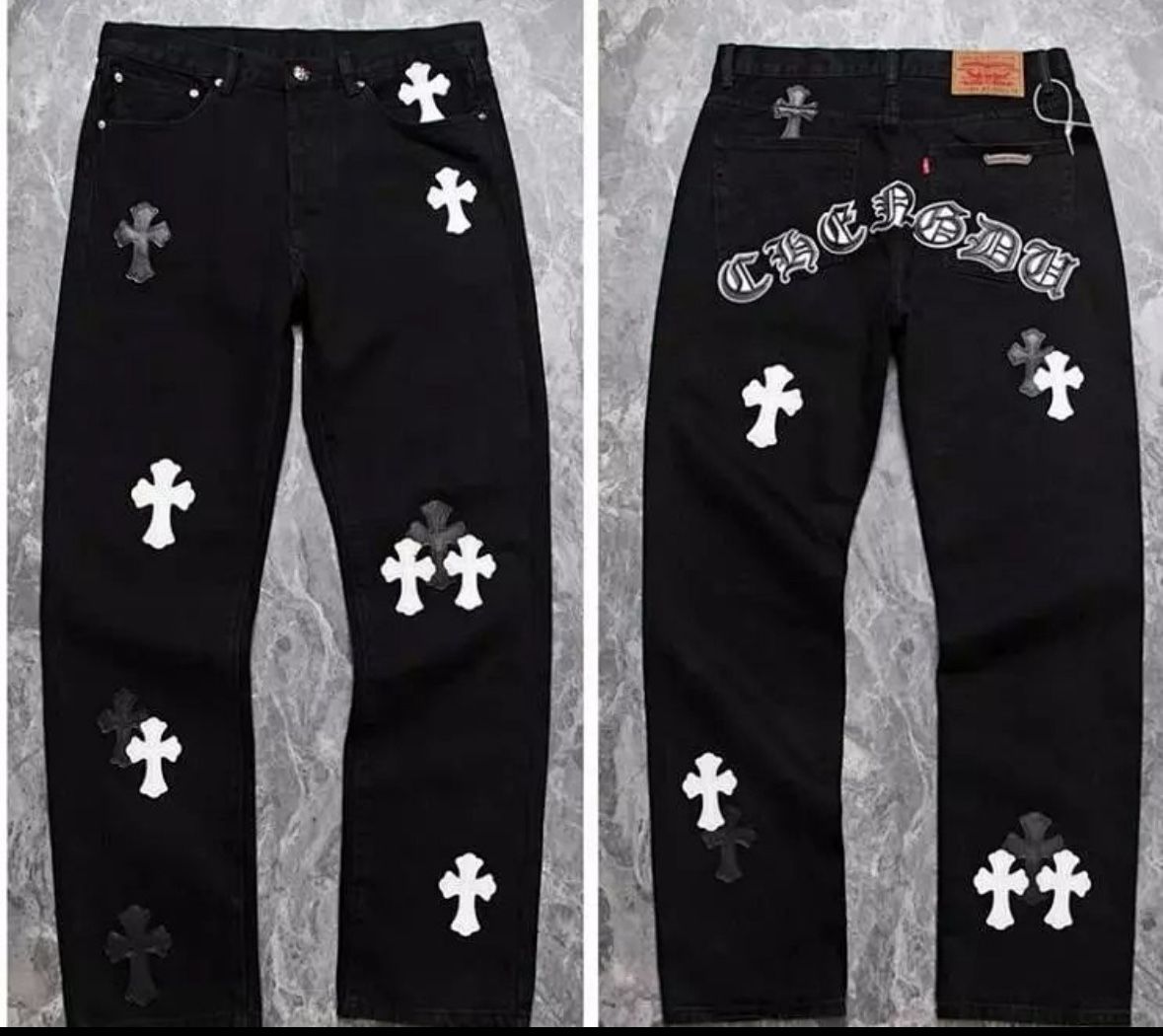 chrome hearts jeans
