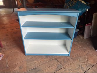 Wood shelves