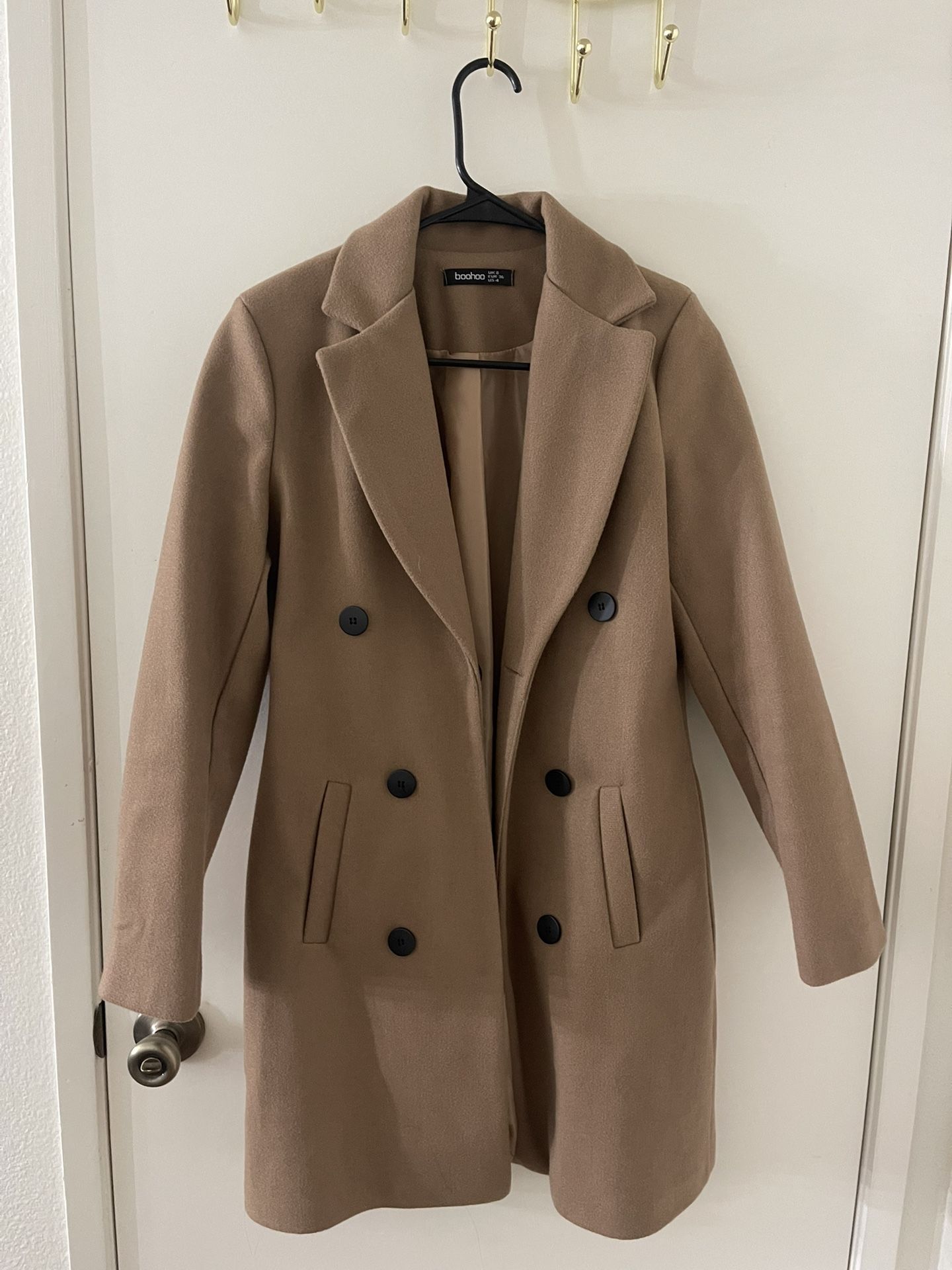 Boohoo doubled breasted Coat