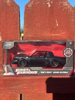 Jada Toys Fast & Furious Dom's Buick Grand National 1:24 Scale Diecast Model Car