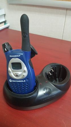 Motorola walkie talkie and charging stand