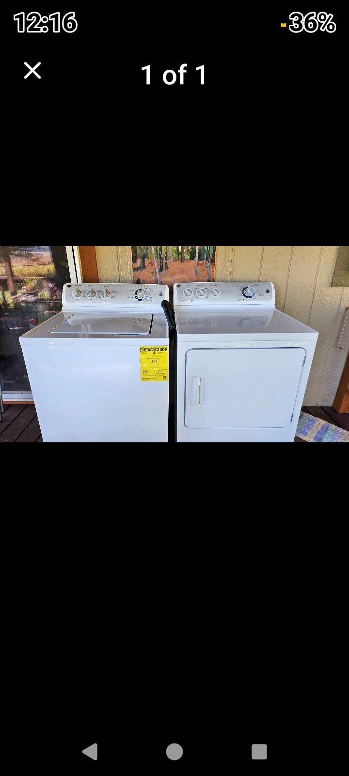 Washer And Dryer
