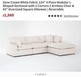 Cloud Modular Living Spaces Couch