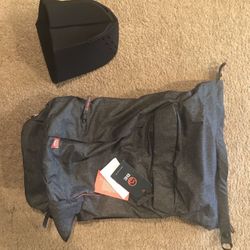 Roll top waterproof backpack