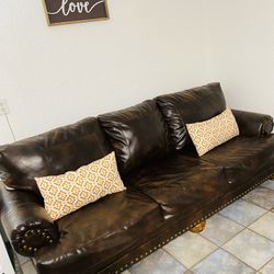 Leather Couch 