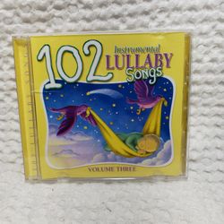 102 Instrumental lullaby songs cd volume three with 34 songs . Good condition and smoke free home. 