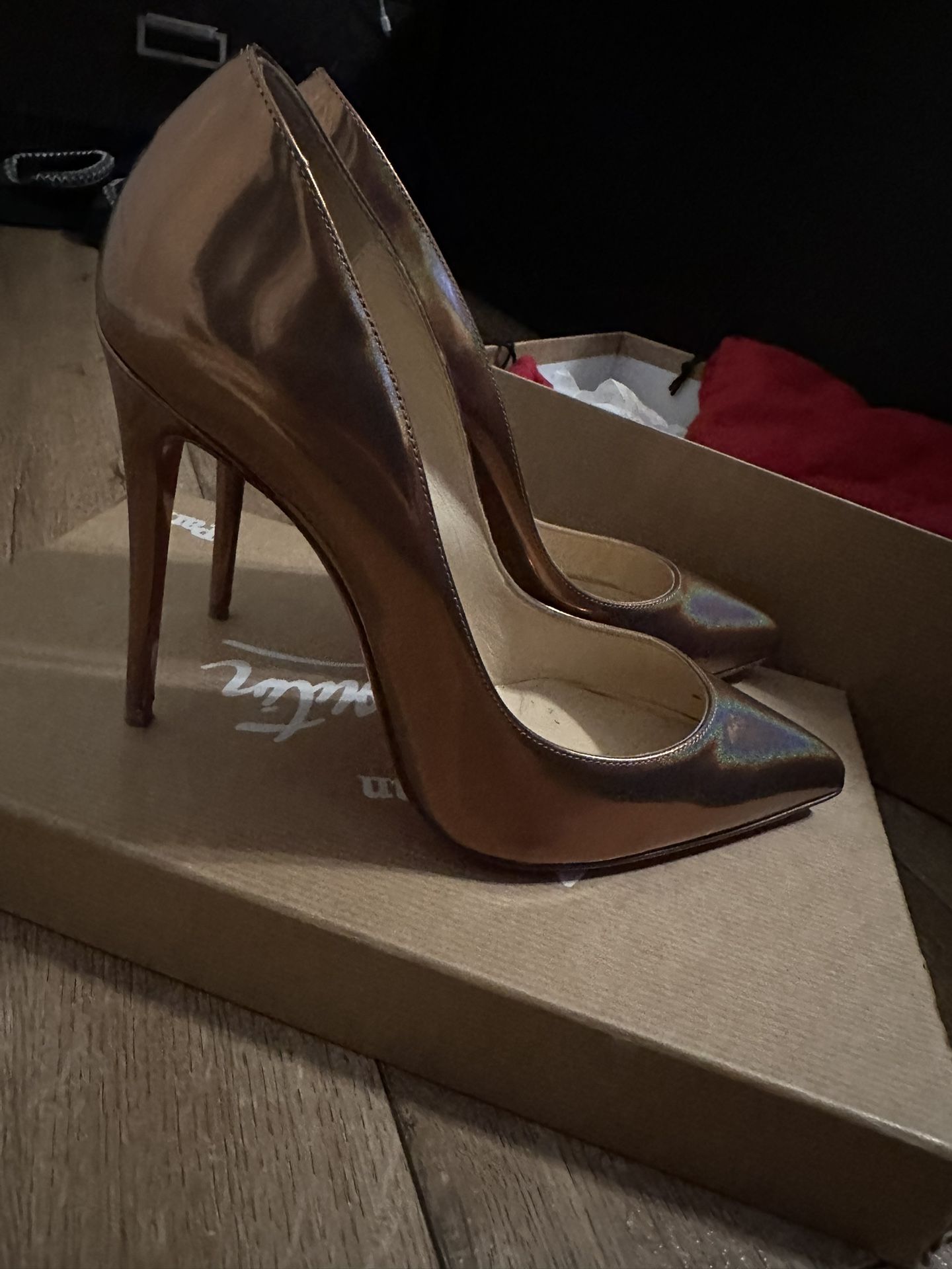 Metallic Gold Christian Louboutin