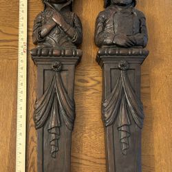 Italian Renaissance Figural Wall Decor- Male & Female 