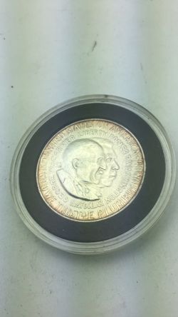 1952 USA Booker T Washington G Carver Silver Half Dollar