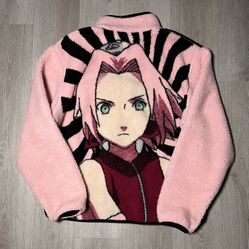 Hypland x Naruto Shippuden Sakura Sherpa Jacket 