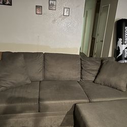 Huge  grey sectional couch