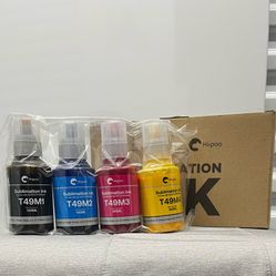New Hippo T49M Sublimation Ink Set (CMYK) - 4x140ml