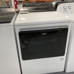 Whirlpool White 7.4 Cu. Ft. Smart Top Load Electric Dryer