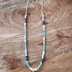 SS Beaded Pearl Mermaid Necklace
