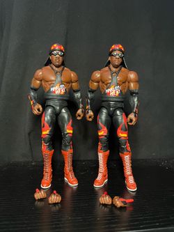 WWE ELITE HARLEM HEAT STEVIE RAY AND BOOKER T FIGURES