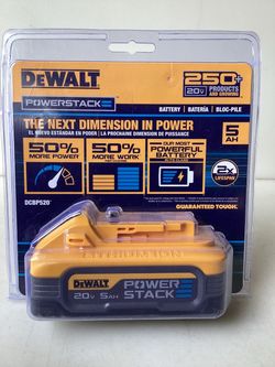 DeWalt PowerStack 20V 5Ah Lithium-Ion Battery