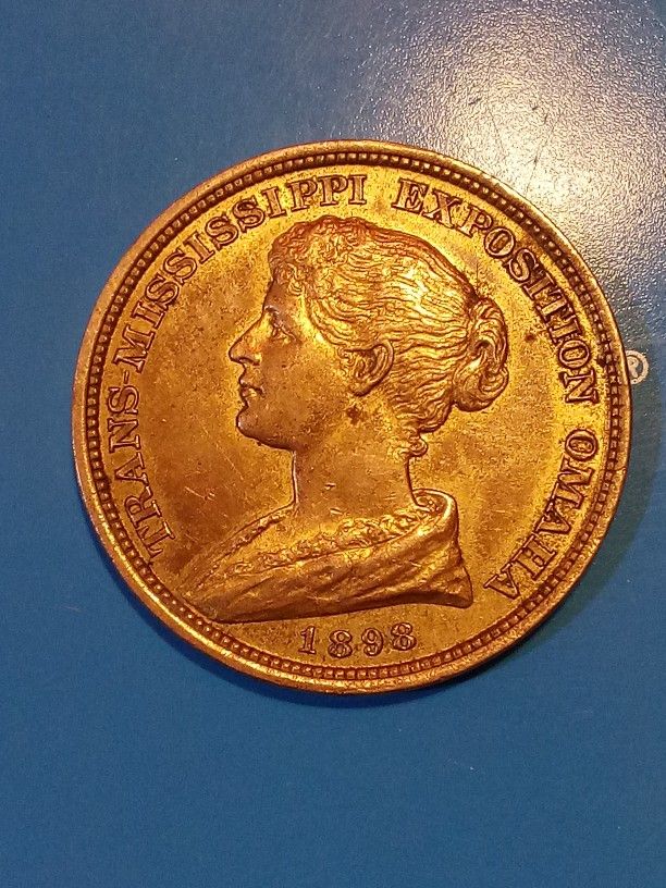 Trans Mississippi Exposition Omaha 1848 Reverse 15.58 Grams