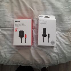Wall Charger And  Car Charger  $5.00 Each 