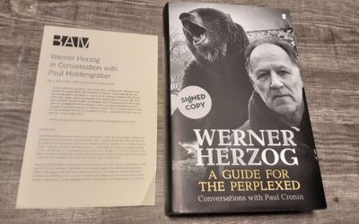 Rare Werner Herzog Signed A Guide For The Perplexed