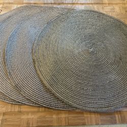 15” Round Braided Place Mats FREE