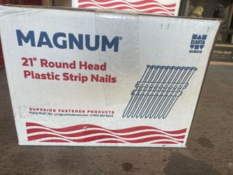 Magnum 21 Round Head Plastic Strip Nails