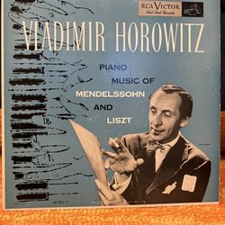Andy Warhol Cover Art - Vladimir Horowitz - Piano Music Of Mendelssohn And Liszt - VG+ LP Record Vinyl