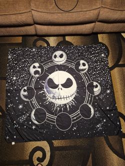 Nightmare Before Christmas Tapestry Around 4X5