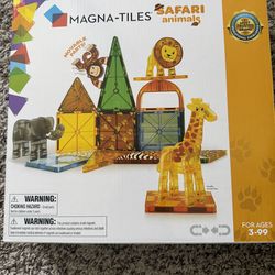 NEW, UNOPENED MAGNA-TILES Safari Set
