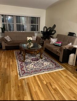 Couches with the table