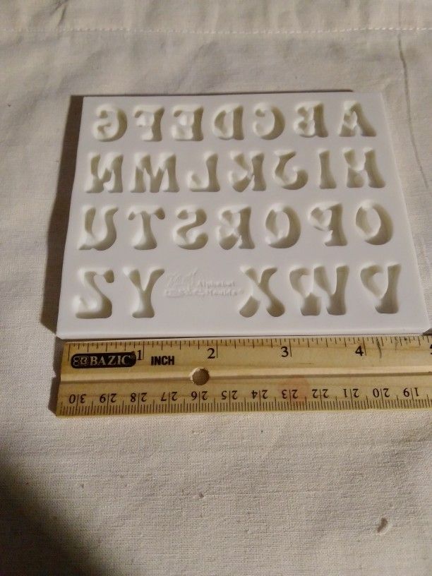 Alphabet Silicon Mold $8