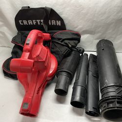 CRAFTSMAN 450-CFM 260-MPH Corded Electric Backpack Leaf Blower