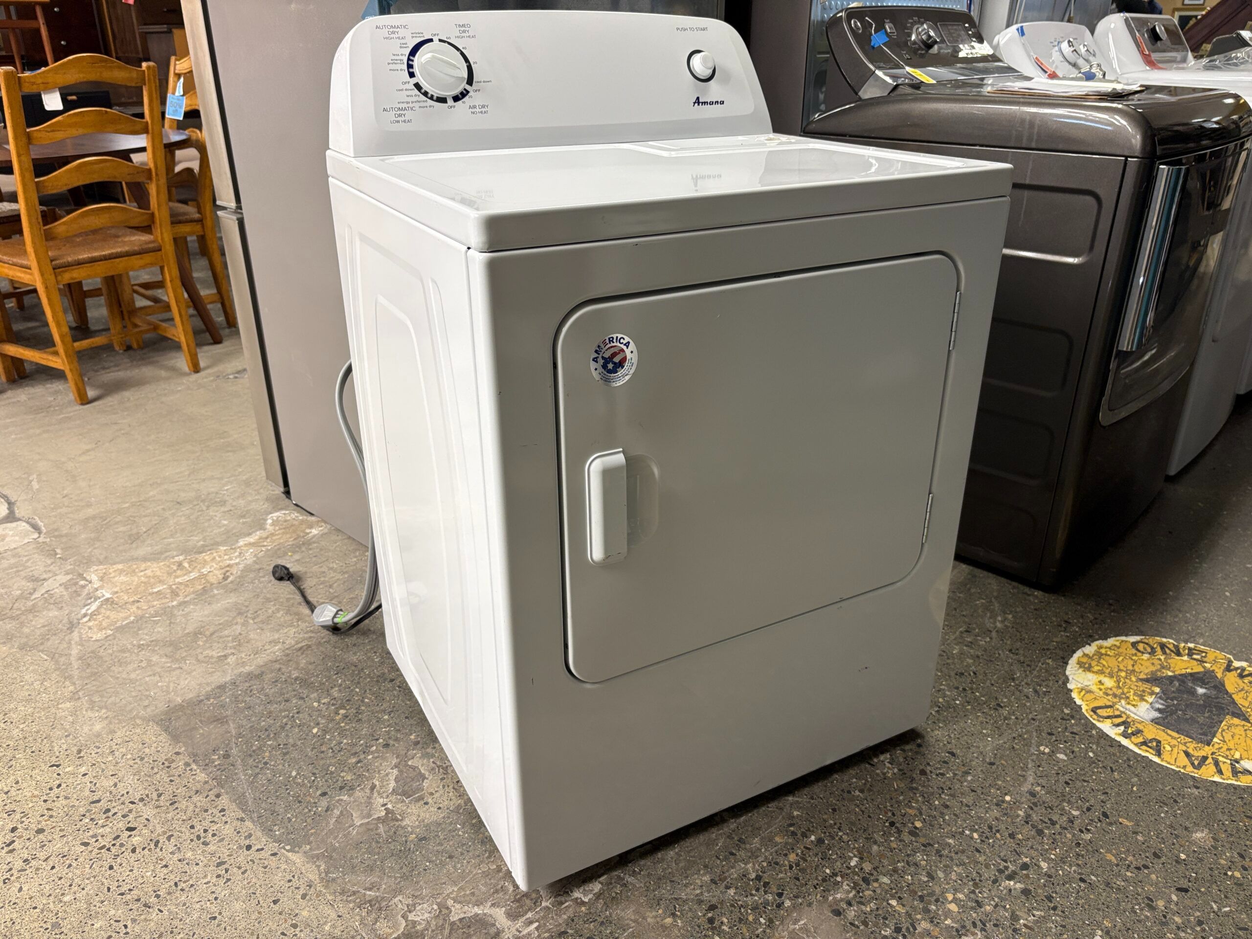 AMANA 6.5 cu.ft. Electric Dryer Model #NED4655EW1