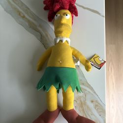The Simpsons SideShow Bob 20” Stuffed Plush Doll Toy 2006 Toy Factory