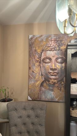 Large Buddha Canvas Wall Art