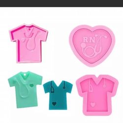 Resin Crafting Bundle Set For Pop Socket/Badge Reel Molds 