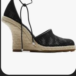 Burberry Mesh Plunge Espadrilles 