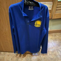 Golden State Warriors Light Sweat Shirt, Quarter Zip