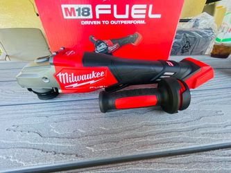 Milwaukee M18 FUEL 18-Volt Lithium-Ion Brushless Cordless 4-1/2 in./6 in. Braking Grinder with Paddle Switch (Tool-Only)