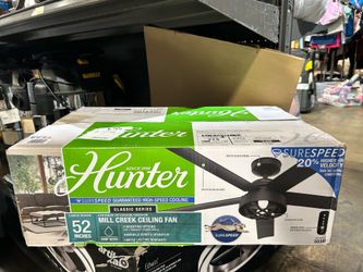 Hunter COVERED OUTDOOR/INDOOR MILL CREEK CEILING FAN