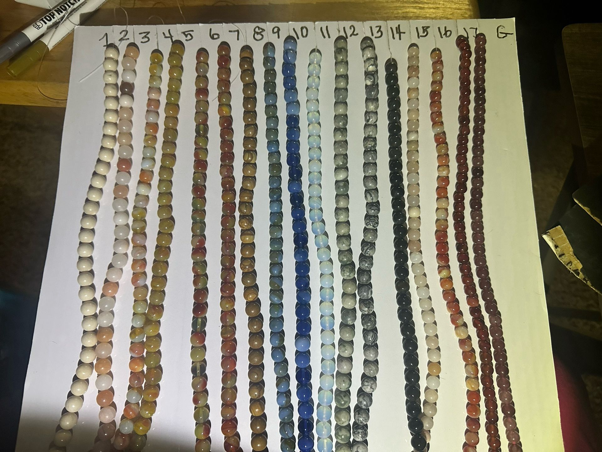 (G) Stone Beads