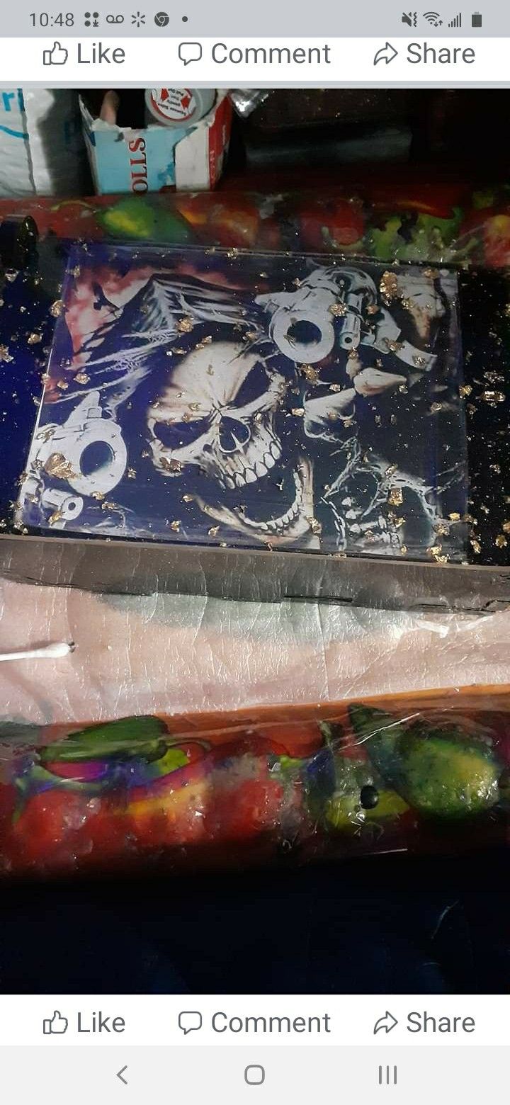 Custom Resin Domino Box Set
