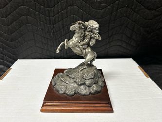 Vintage 1982 Pollana "The Chief" Chilmark Registered Limited Edition Fine Pewter