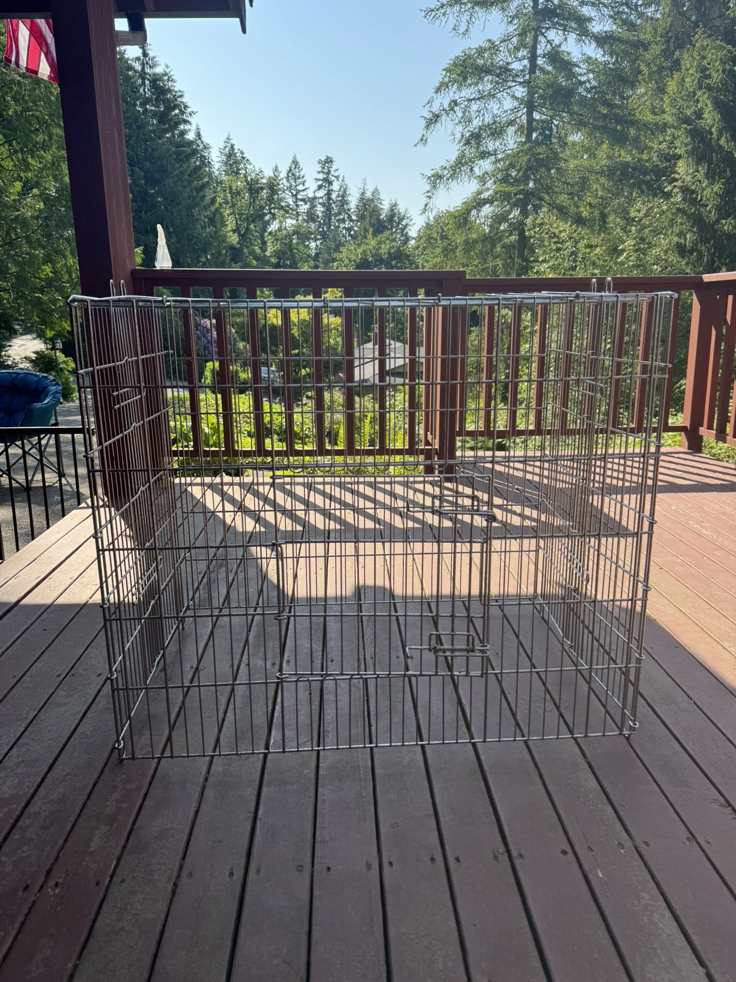Portable Outdoor Small Pet Cage (with cover)