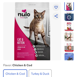 Nulo cat and kitten cat food