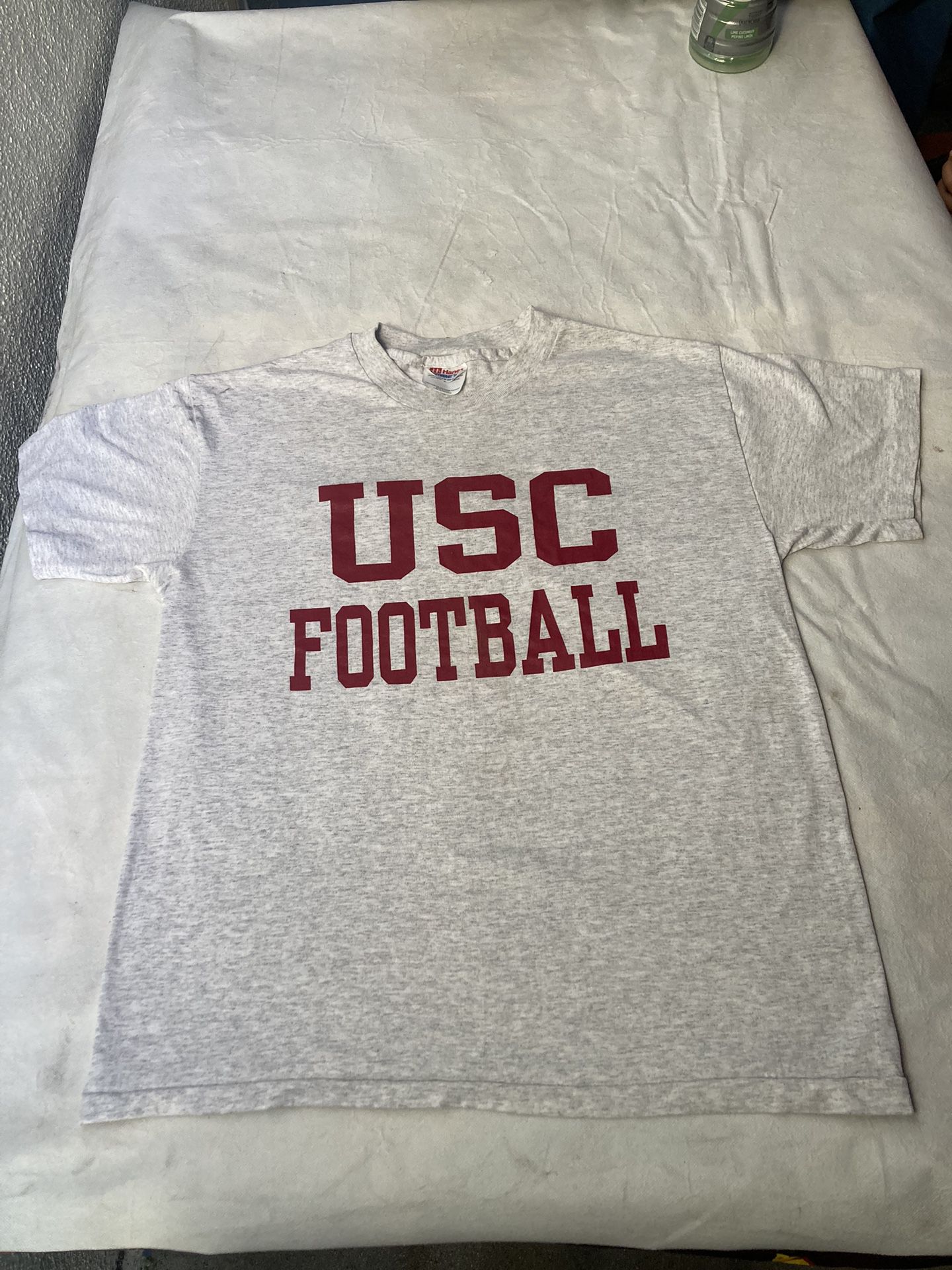 Vintage usc Trojans football shirt single stitch medium  Hanes tag  