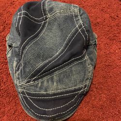 Denim Apple Had Flathat/Paige Boy Hat New