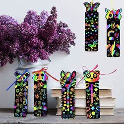 24 PCS Animal DIY Scratch Art Set – Fun Kids Activity